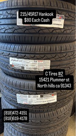 215/45R17 Hankook Tires
