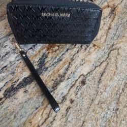 Michael Kors Black Wristlet