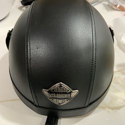 Leather KCO Half helmet 