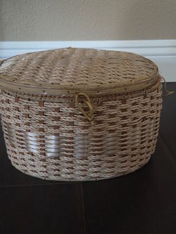 Sewing basket and supplies