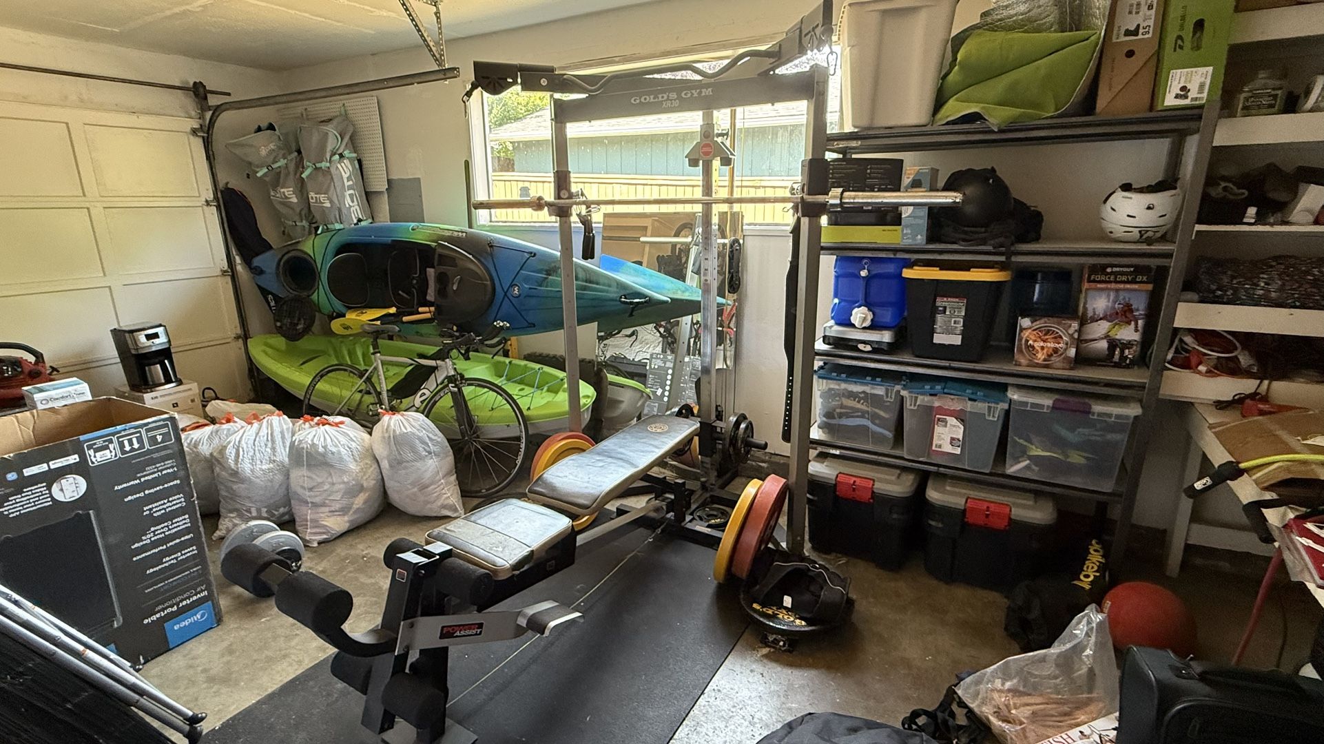 Gold’s Gym Full Home Gym Rack + Weights – Complete Setup