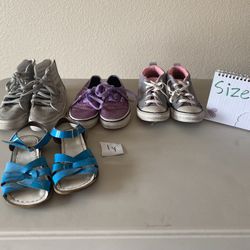 Size 1 Youth/girl Shoes