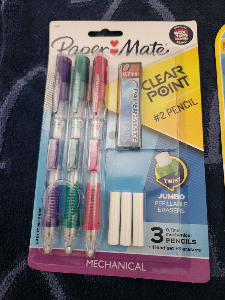 Mechanical Pencils Bic & Papermate - New In Packages