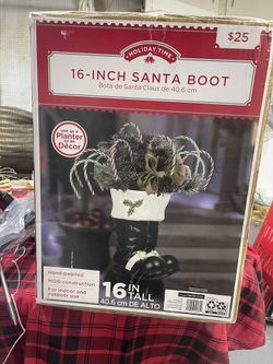 16 Inch Santa Boot 