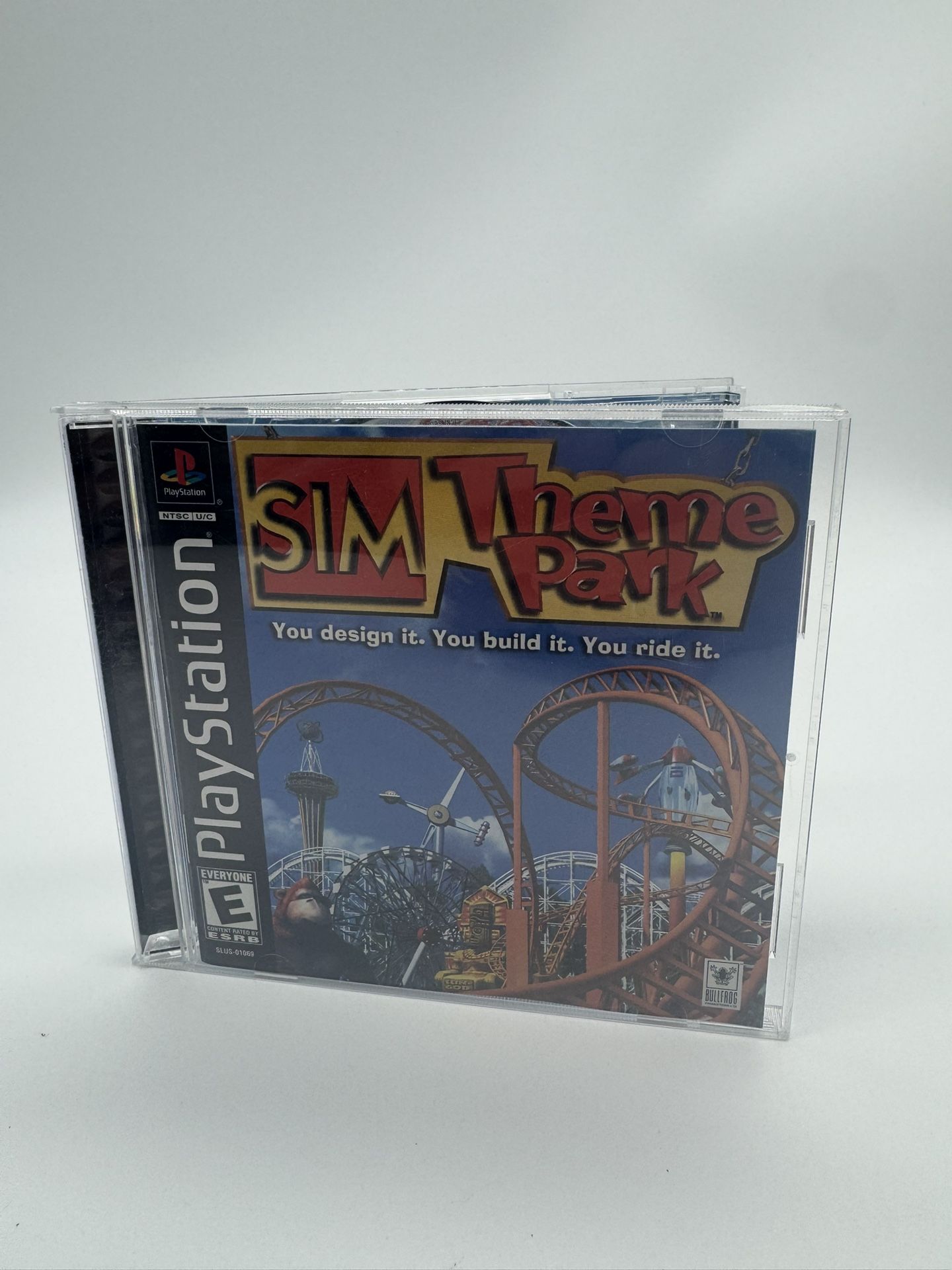 Sim Theme Park Black Label (Sony Playstation PS1) CIB Complete & Tested