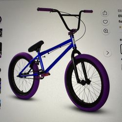 Elite Stealth Blue Purple 20” Freestyle Bike 