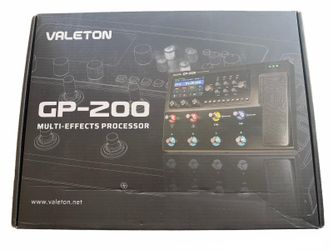 Valeton GP-200 Multi-Effects Guitar Bass Pedal Amp Modeling IR MIDI NEW SEALED