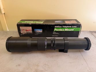 VTG 500mm Telephoto Lens, Pentax mount