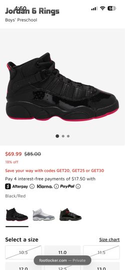 Jordan 6 ring
