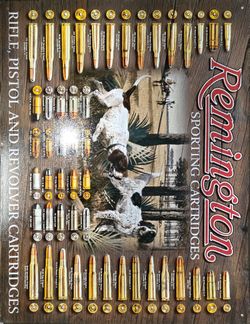 Remington Sporting Cartridges Tin Sign