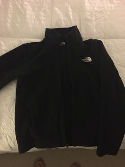 The north face boys black ,size 12/14
