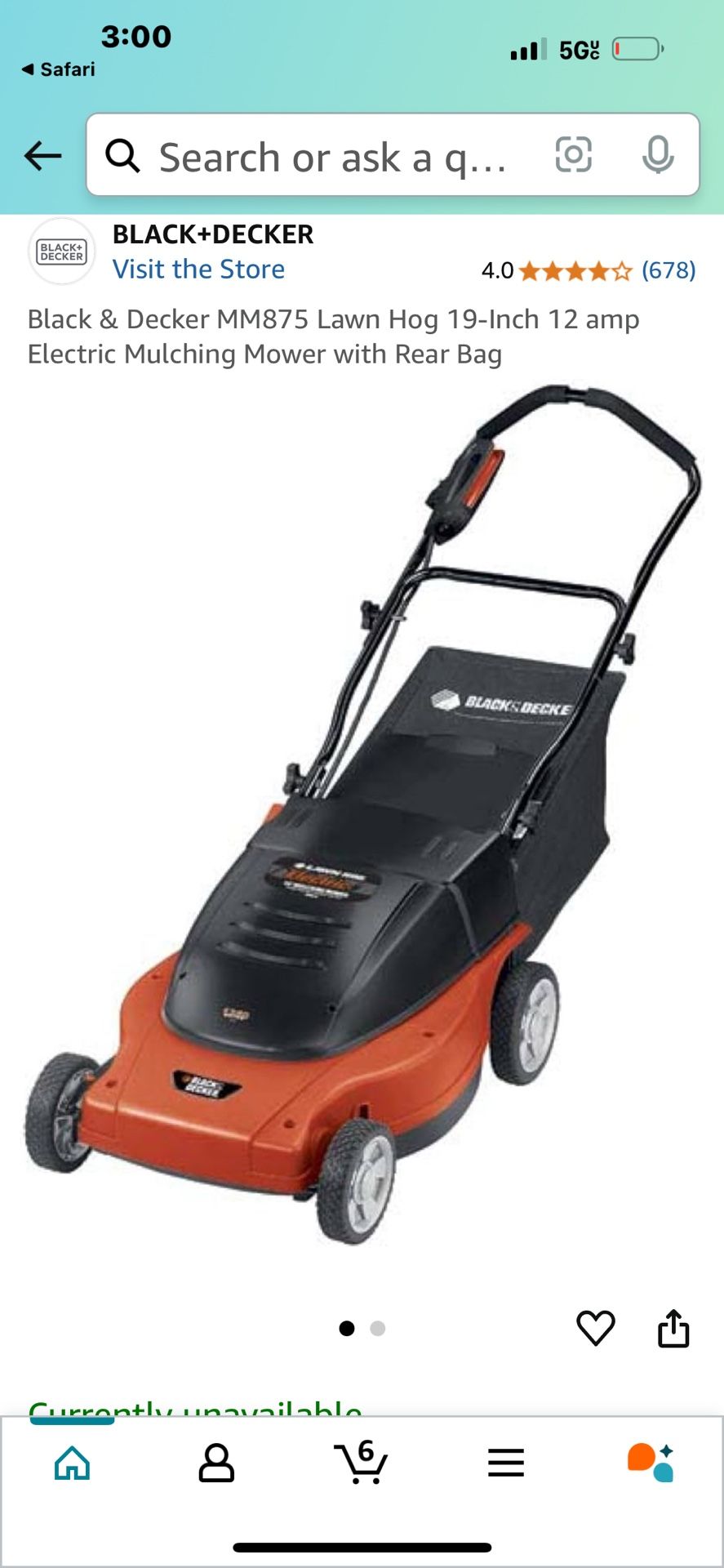 Offerup Lawn Hog Electric 19 Mulching Mower Decker Lawn Mower