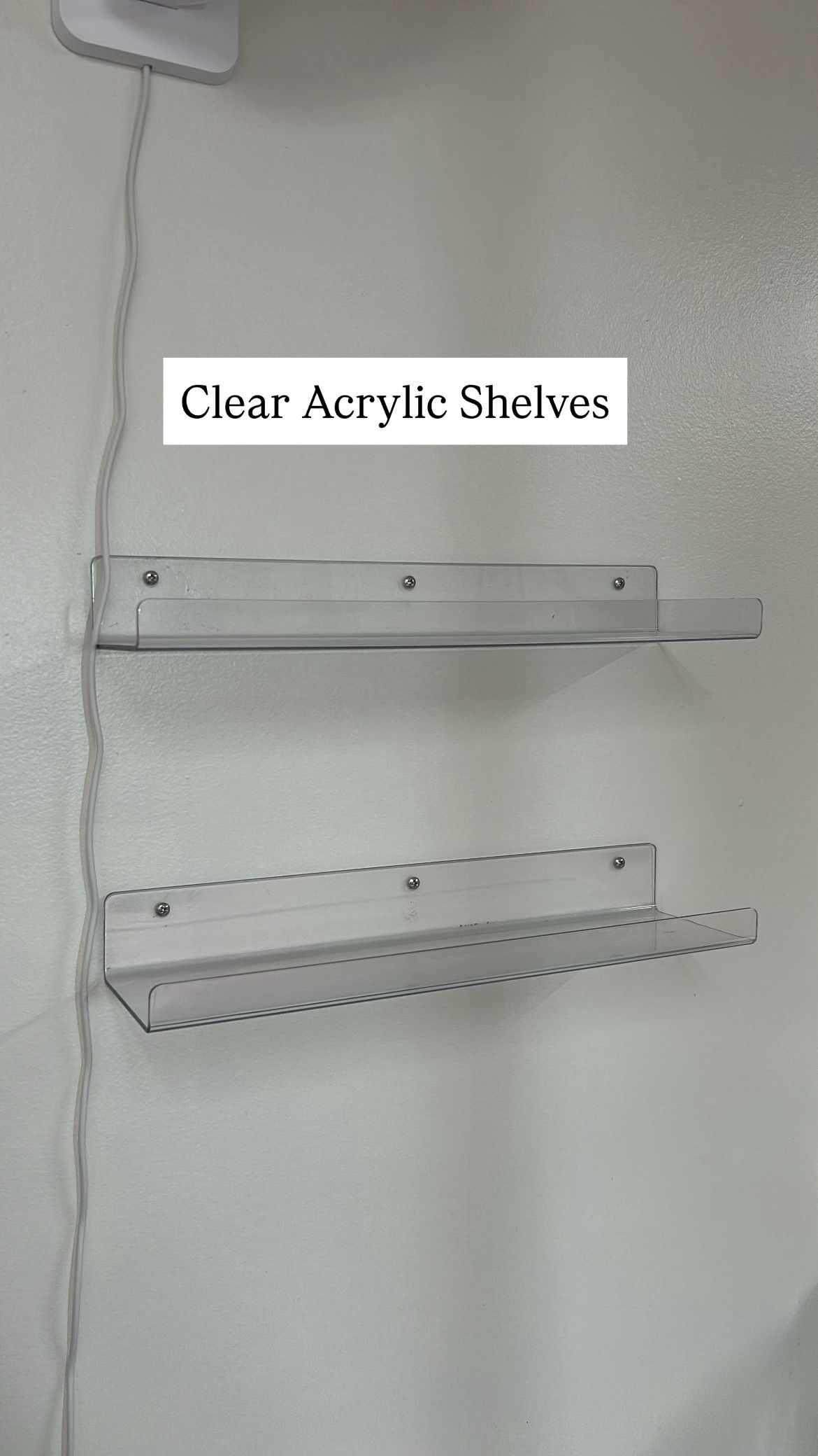 Clear Shelves