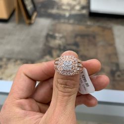 10k Rose Gold Engagement Ring