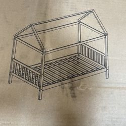 New Twin Platform House Bed