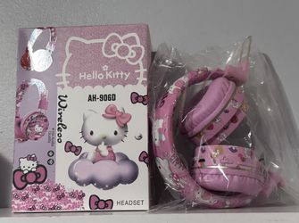 Hello Kitty Pink Wireless Headphones ( New)
