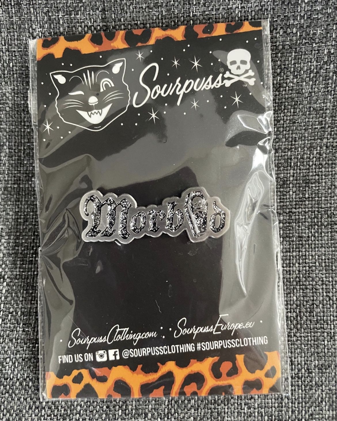 Sourpuss Morbid Enamel Pin