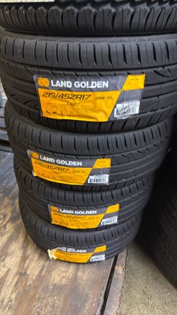 215/45/17 land golden tires 🛞