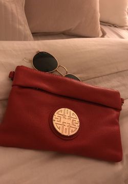 Small Red Satchel/Clutch