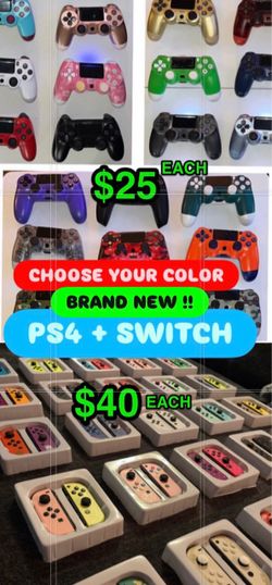 ♦️Brand NEW PS4 Controllers & Switch Joy-Cons compatible with Playstation 4 & Nintendo Switch Console • controller JoyCons Mario Zelda Pokemon