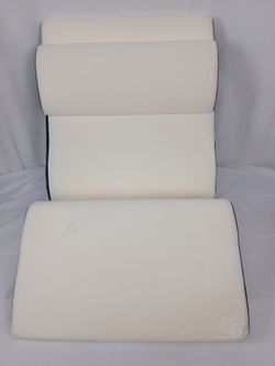 Lunix Orthopedic Wedge Pillow 3 Piece Set High Density Foam