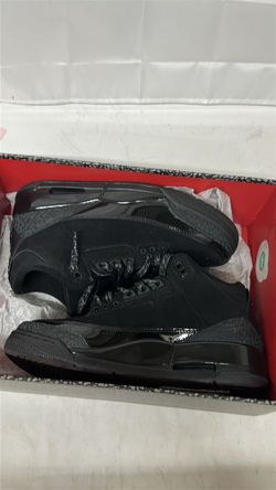 Jordan Air Jordan 3 Retro Black Cat 2025 Suede Men's Black CT8532-001 (47930)