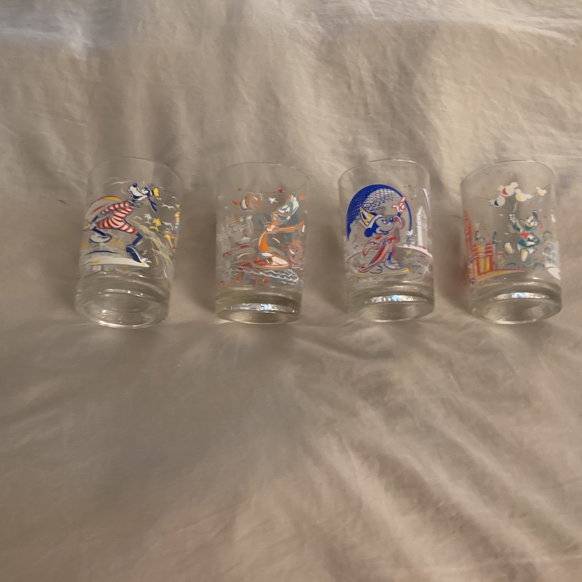 Disney Glasses Set Of 4