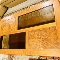 Coffee Table Solid Oak With 2 End Tables 