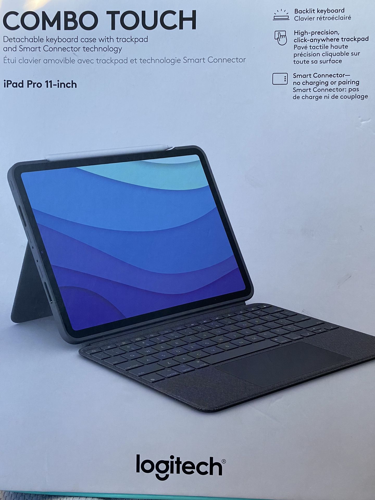 logitech 11” iPad Pro Case (Gray)