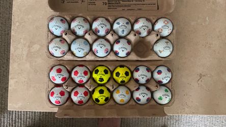 23 Callaway Chrome Soft/Tour TruVis golf balls in very good condition for less than $1 each!