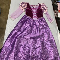 Disney Rapunzel Girls Dress Size 9/10 Large