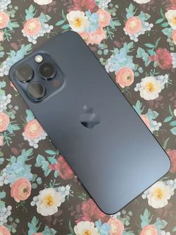 iPhone 15 Pro Max 6.7" (T-Mobile Locked) 256GB Excellent Blue Titanium