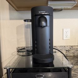 Nespresso VertuoPlus + Tempered Glass Pod Drawer – Excellent Condition!