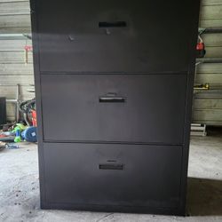 Fireproof 3 Drawer Filing Cabinet Locking 