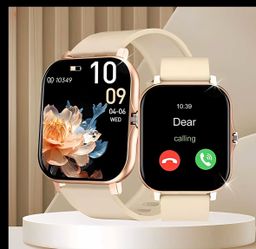 New golden color smart watch