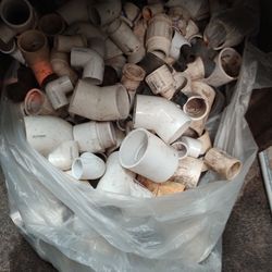 Sprinkler Parts Garbage Can Full
