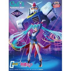  Hatsune Miku × Gundam 45th Anniversary BANPRESTO EVOLVE Collaboration Figure. 