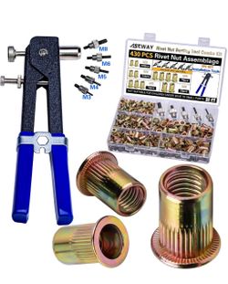 ASKWAY 430-Piece Rivet Nut Tool Combo Kit