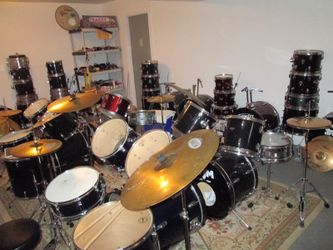 BASEMENT FULL OF DRUMS
