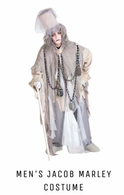 BRAND NEW COMPLETE Jacob Marley Adult Halloween Costume