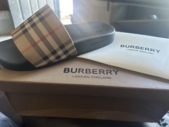 Burberry slides
