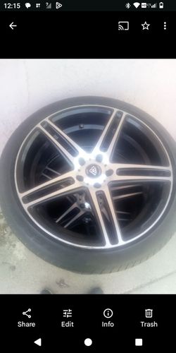 20 INCH TIRES WITH RIMS