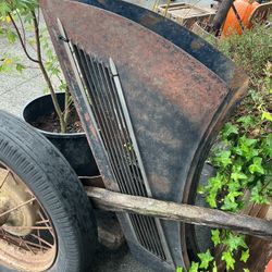 1937 ford hood and side grill