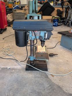Benchtop Drill Press with Routing Attachment