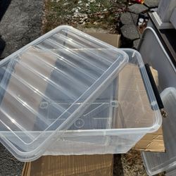 60 qt storage totes with lid