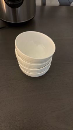 Small White Bowls 