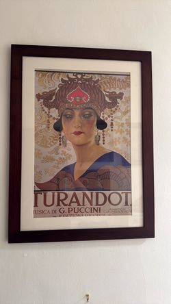 Turandot Poster Framed w/mat