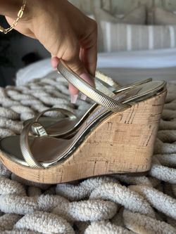 Aquazzura Wedges Gold