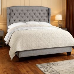 🔥 KING BED FRAME – DELIVERY TODAY ⚡ ADJUSTABLE HEADBOARD + LUXURY LOOK 🔥