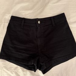 Universal Thread Black High Rise Denim Shorts
